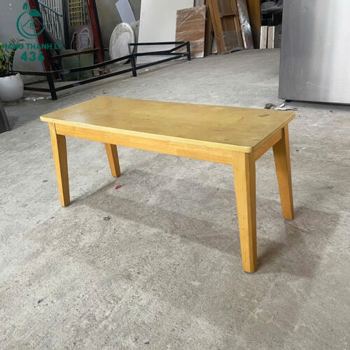 Ghế Gỗ Cũ Chân Cao Màu Vàng Sáng 3 ghe go cu chan cao mau vang sang 3