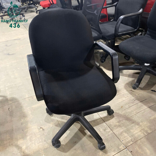 ghe lam viec boc vai ni mau den cu 3