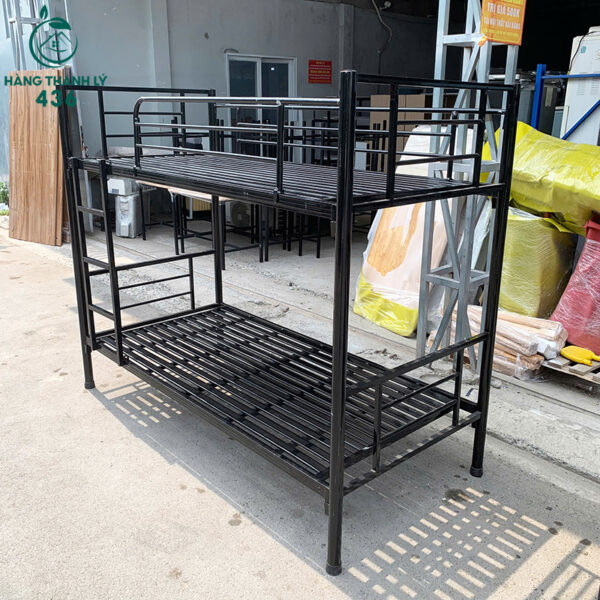 giuong tang sat mau den 1mx2m cu 2