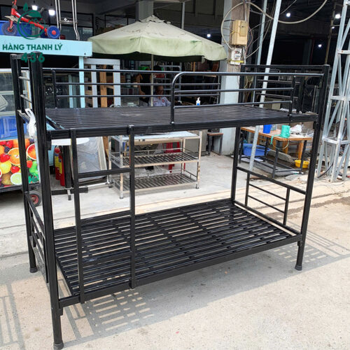 giuong tang sat mau den 1mx2m cu 3