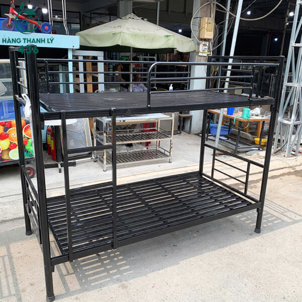 giuong tang sat mau den 1mx2m cu 3