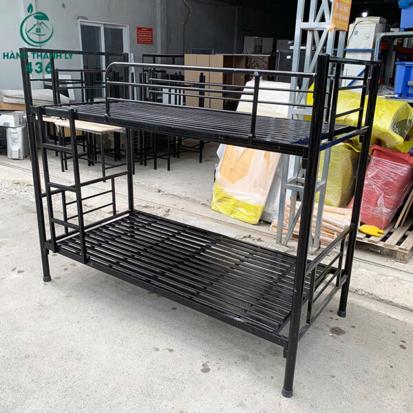 giuong tang sat mau den 1mx2m cu 5