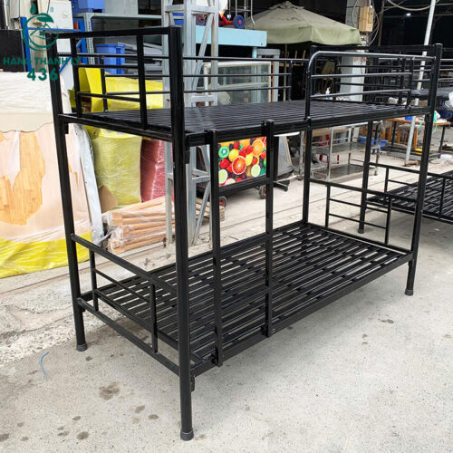 giuong tang sat mau den 1mx2m cu 6