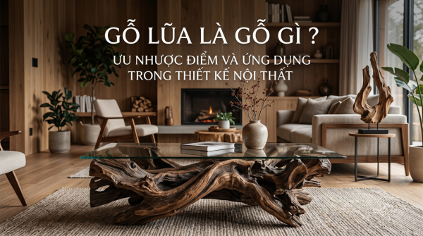 go lua la go gi ung dung trong noi that