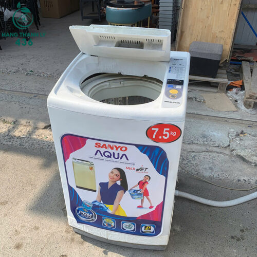 may giat sanyo aqua 7 5kg cua tren cu 2