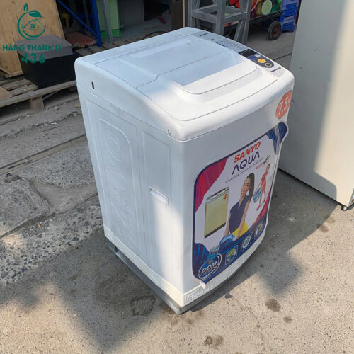 may giat sanyo aqua 7 5kg cua tren cu 3