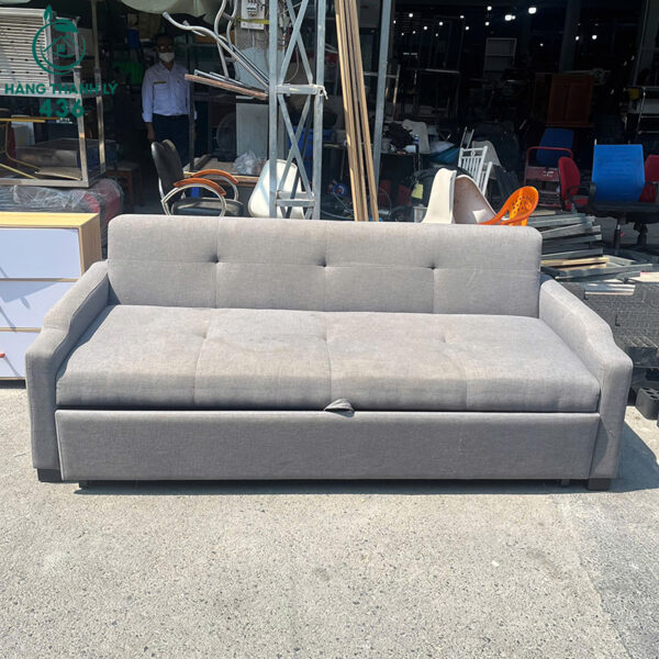 sofa giuong cu boc vai mau xam hien dai 3