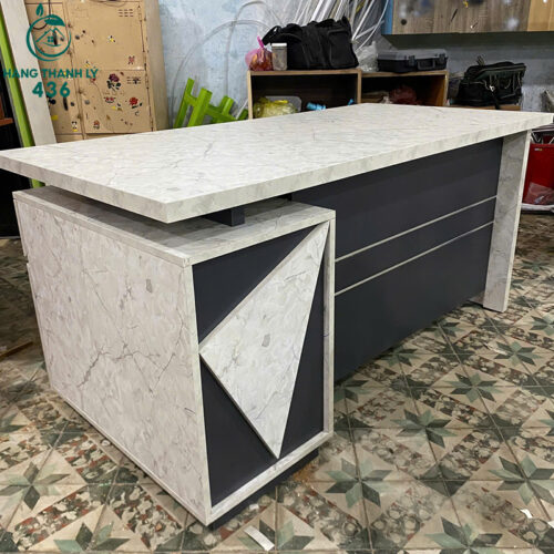 thanh ly ban giam doc 1m6x80cm mat van da moi 99 1