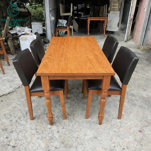 thanh-ly-bo-ban-an-go-4-ghe-boc-nem-da-den-moi-99-500x500 Thanh Lý Bàn Ghế Cũ, Mua Bán Đồ Nội Thất Cũ Giá Rẻ TPHCM