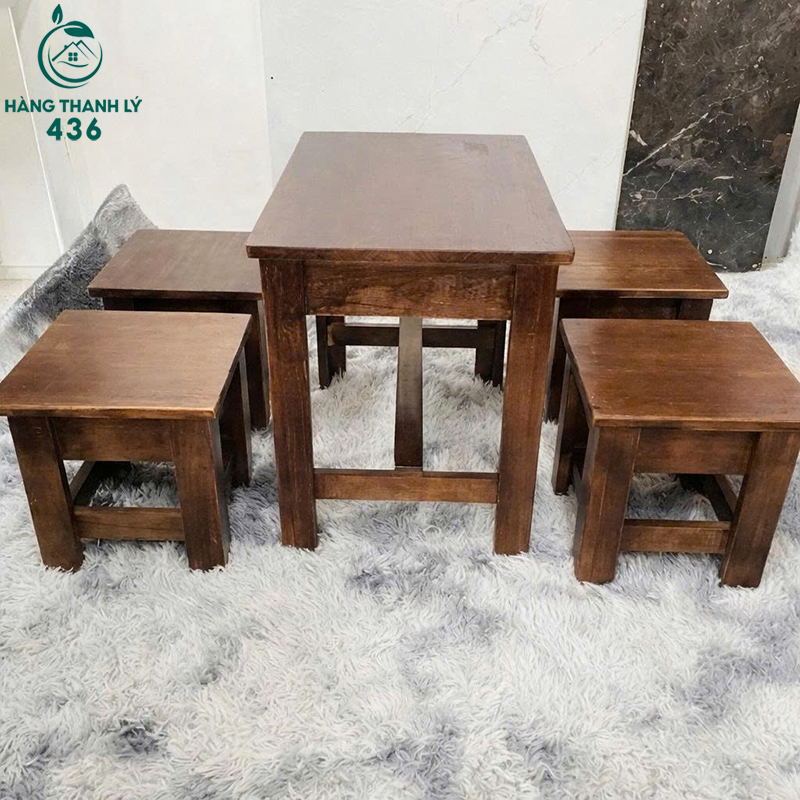 Thanh Lý Bộ Bàn Ghế Cafe Gỗ Màu Nâu Trầm Mới 99% thanh-ly-bo-ban-ghe-cafe-go-mau-nau-tram-moi-99 Thanh Lý Bộ Bàn Ghế Cafe Gỗ Màu Nâu Trầm Mới 99%