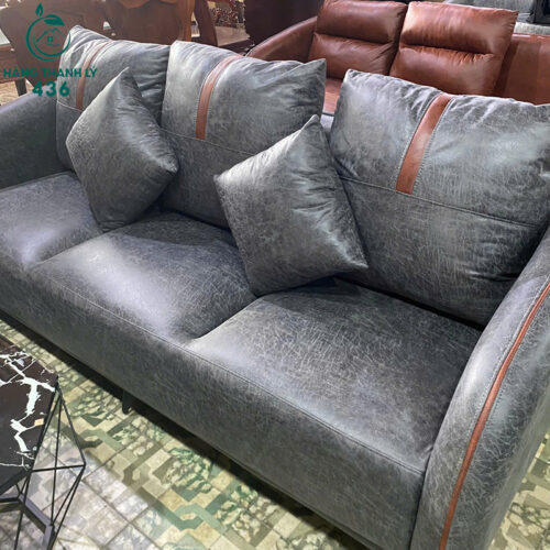 thanh ly bo sofa bang 3 cho ngoi mau xam dam moi 99 2