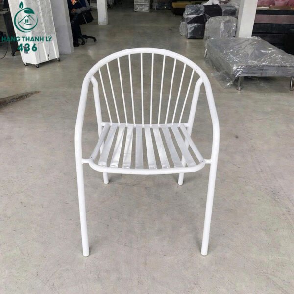 thanh ly ghe cafe khung sat son trang moi 99