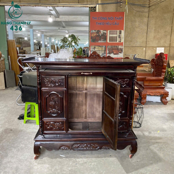 thanh ly tu tho go tram mau nau den sang trong moi 99 1