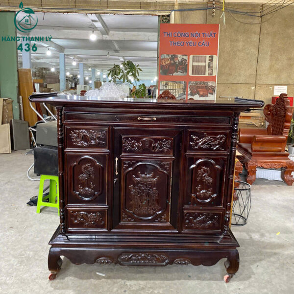 thanh ly tu tho go tram mau nau den sang trong moi 99 3