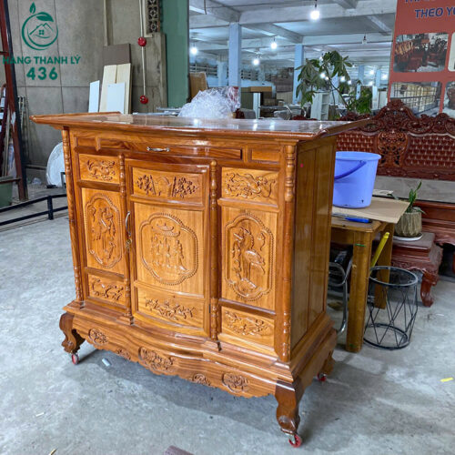 thanh ly tu tho tam da go go do 1m53 cham khac moi 99 1