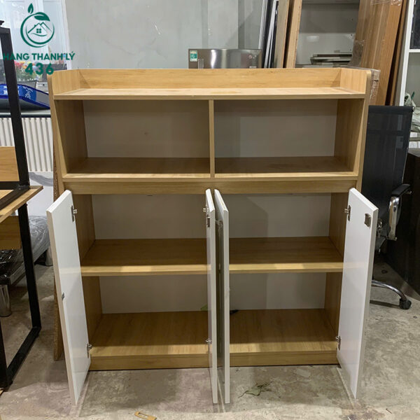 tu giay cu phoi mau go trang nhieu tang 4