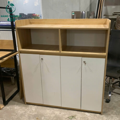 tu giay cu phoi mau go trang nhieu tang 5