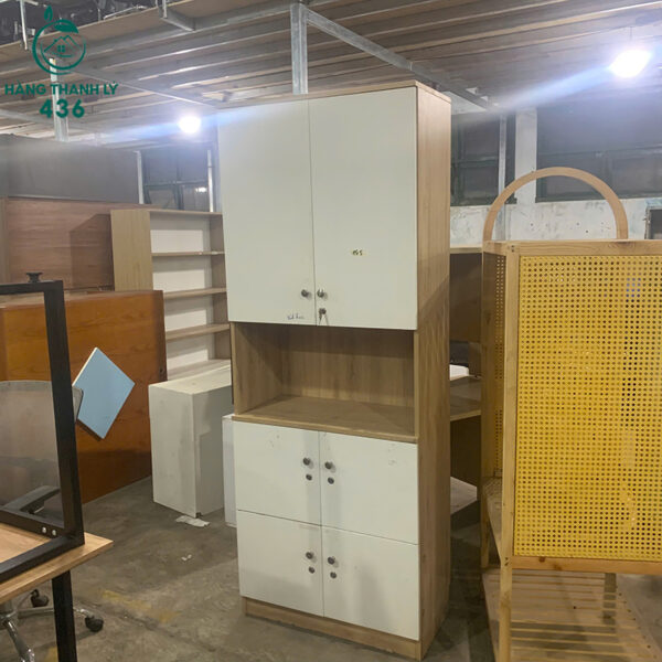 tu ho so cu 2m05x78cmx38cm nhieu ngan mau trang van go 1 1