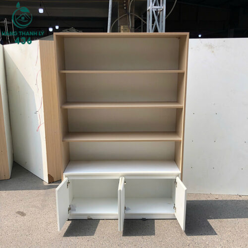 tu ho so go 1m6x1m78x35cm phoi van go trang vang 2