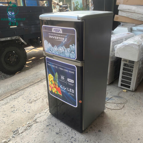 tu lanh aqua inverter 2 canh cu mau den 120l 1