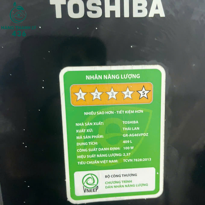 Tủ Lạnh Toshiba Cũ 409L Mặt Gương Inverter 8 tu lanh toshiba cu 190l mat guong inverter 2 1