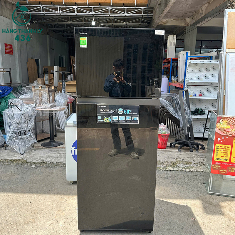 Tủ Lạnh Toshiba Cũ 409L Mặt Gương Inverter 9 tu lanh toshiba cu 190l mat guong inverter 3 1