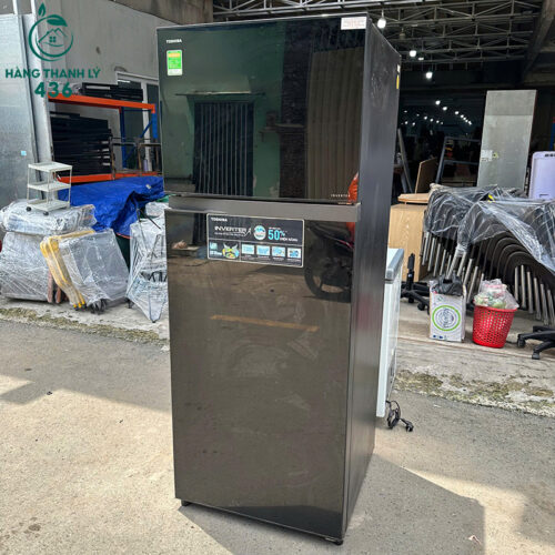 Tủ Lạnh Toshiba Cũ 409L Mặt Gương Inverter 4 tu lanh toshiba cu 190l mat guong inverter 4