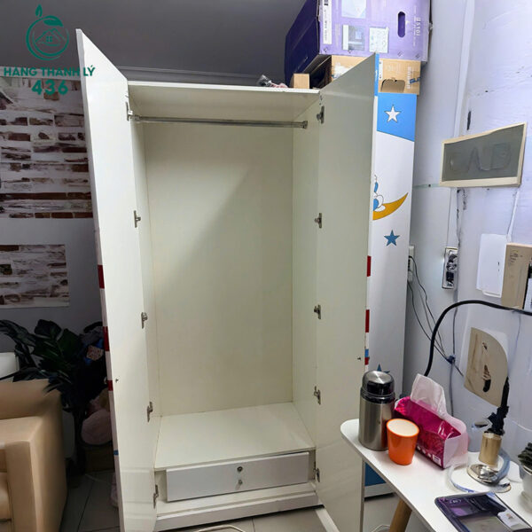 tu quan ao cu 1m4x2m cho be hinh doremon 3 canh 1