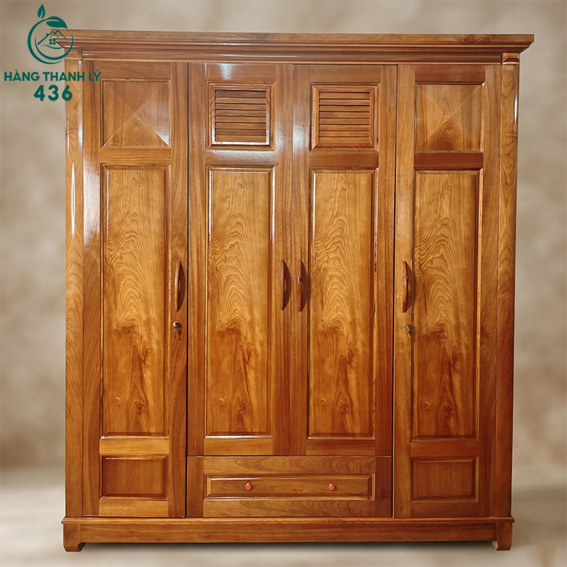 tu-quan-ao-go-xoan-dao Gỗ Xoan Đào Là Gỗ Gì​ ? Đặc Điểm Và Ứng Dụng Trong Nội Thất