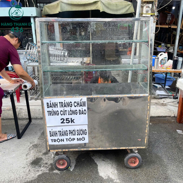 xe day ban banh trang inox tu kinh cu 3