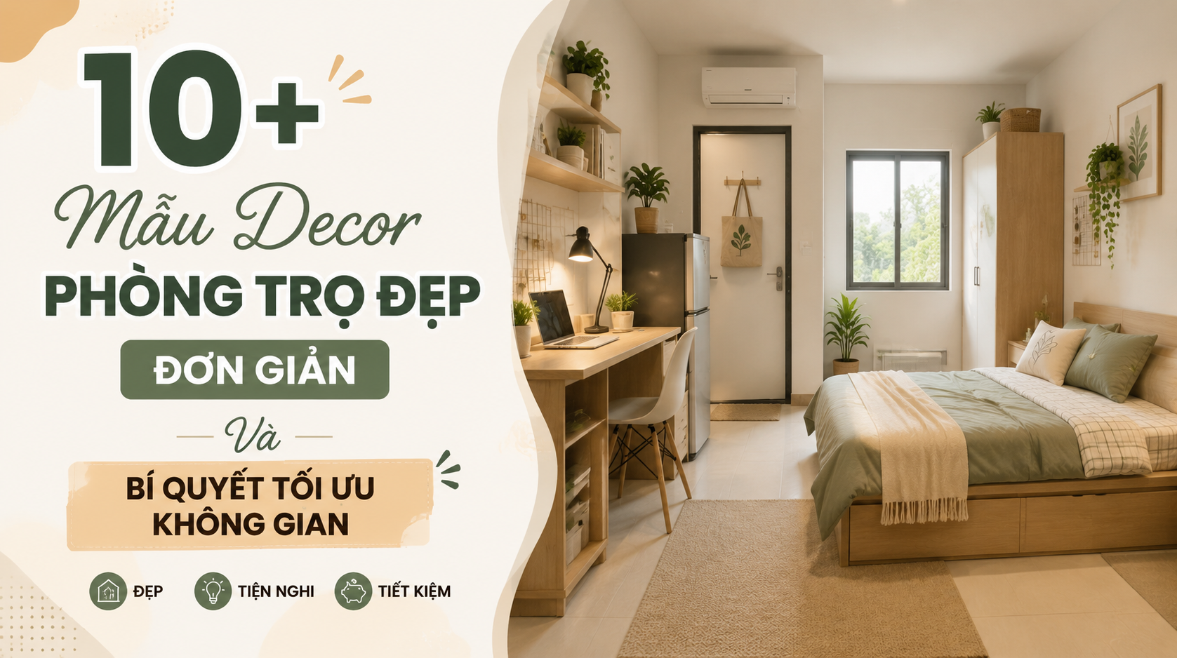 10+ Mẫu Decor Phòng Trọ Đẹp Đơn Giản Và Bí Quyết Tối Ưu Không Gian 25 10 mau decor phong tro dep don gian va bi quyet toi uu khong gian