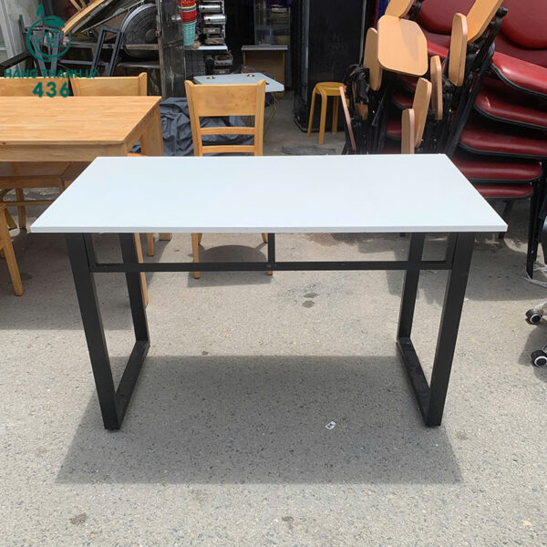 ban lam viec cu 1m2x60cm khung sat chu u mat trang 2 1