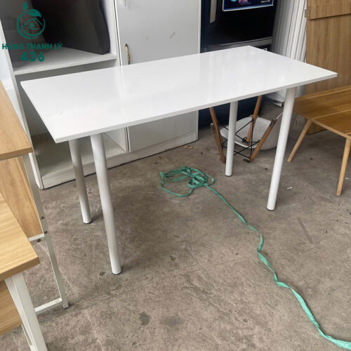 ban lam viec cu 1m2x60cm mau trang hien dai 1