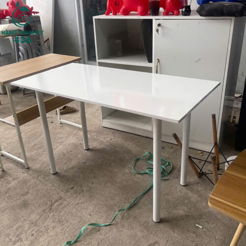 ban lam viec cu 1m2x60cm mau trang hien dai 3