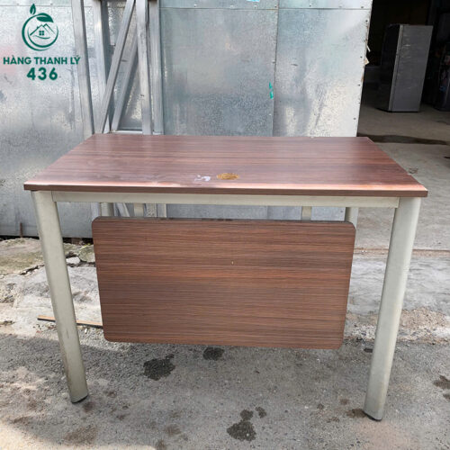 Thanh Lý Bàn Ghế Cũ, Mua Bán Đồ Nội Thất Cũ Giá Rẻ TPHCM 93 ban lam viec cu 1mx60cmx75cm van go nau chan kim loai 1