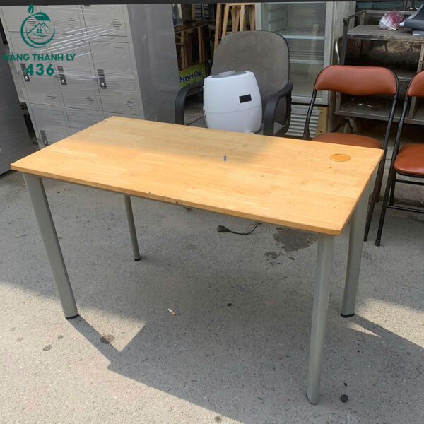 ban lam viec mat van go mau sang cu 1m2x60cm 2