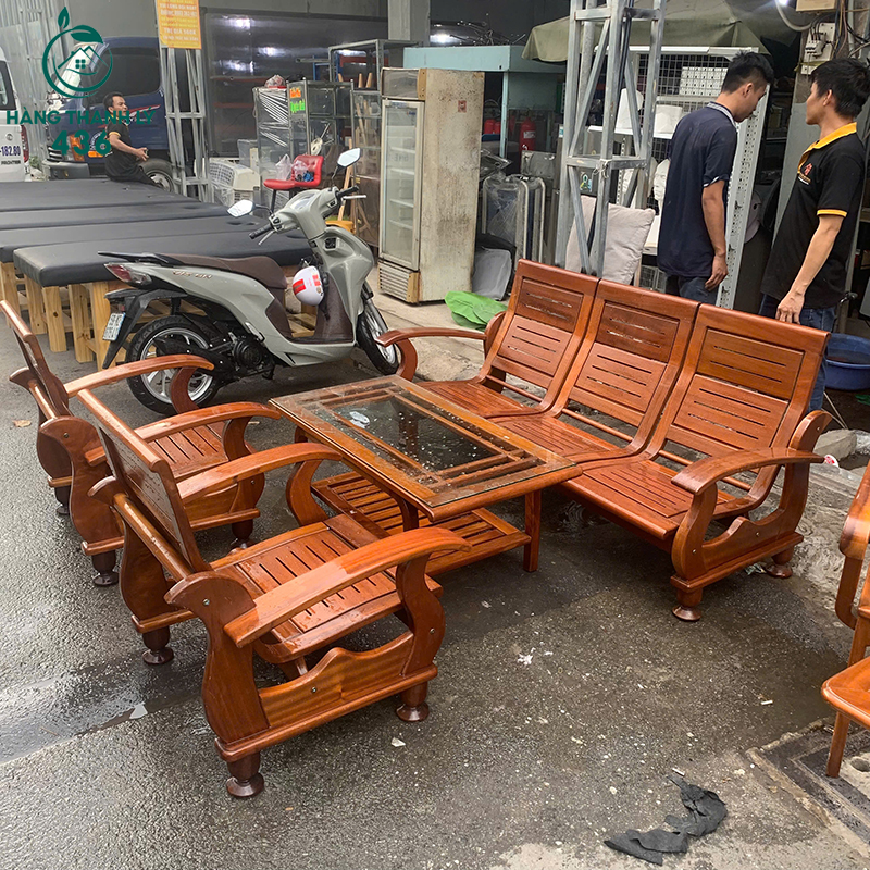 Bộ Salon Gỗ Xoan Đào Cũ Hoàng Anh Gia Lai 6 bo salon go xoan dao cu hoang anh gia lai 2