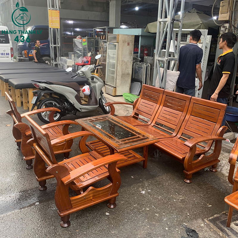 Bộ Salon Gỗ Xoan Đào Cũ Hoàng Anh Gia Lai 7 bo salon go xoan dao cu hoang anh gia lai 3
