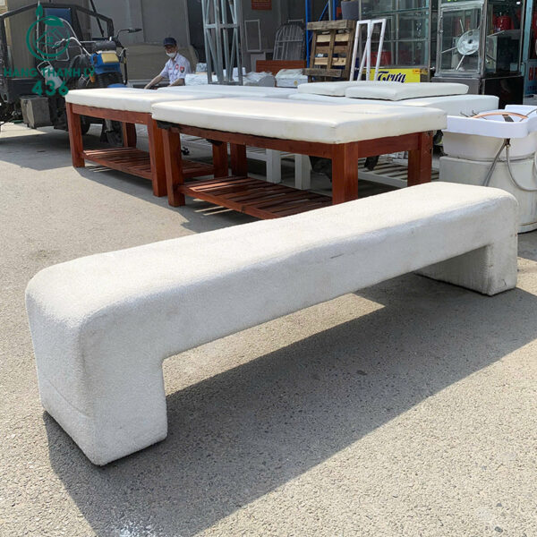 ghe dai sofa boc ni cu 1m8x40cm mau trang 4