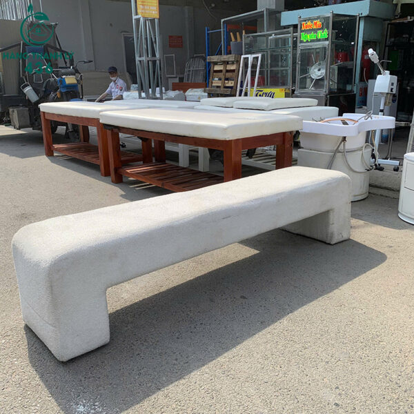 ghe dai sofa boc ni cu 1m8x40cm mau trang 5