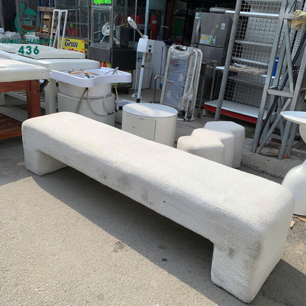 ghe dai sofa boc ni cu 1m8x40cm mau trang 6