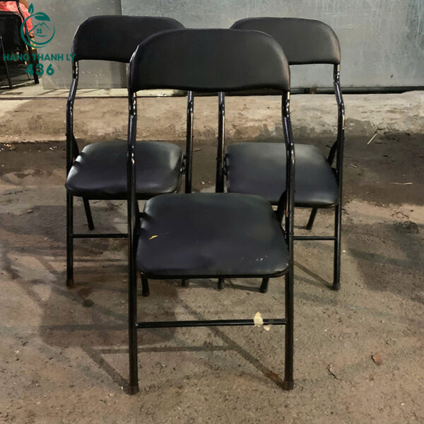 ghe gap cu khung sat son den lung cao 2