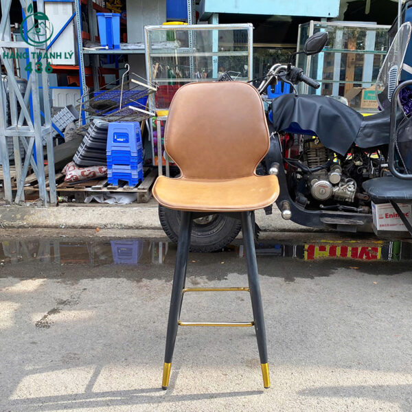 ghe quay bar cu boc da chan sat 2