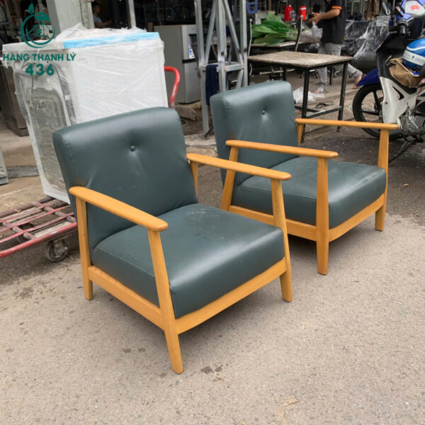 ghe-sofa-cu-boc-da-mau-xanh-khung-go (1) ghe sofa cu boc da mau xanh khung go 1
