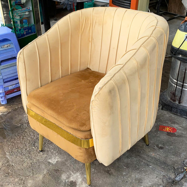 ghe sofa don cu boc nhung kem sang trong 2