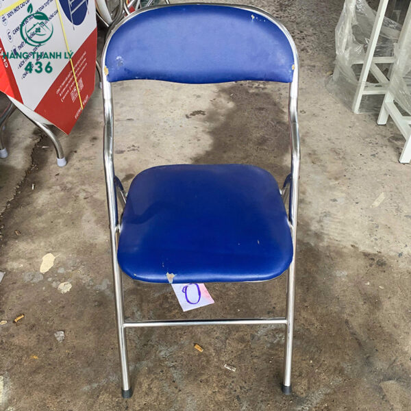 ghe xep cu khung inox mau xanh duong 3