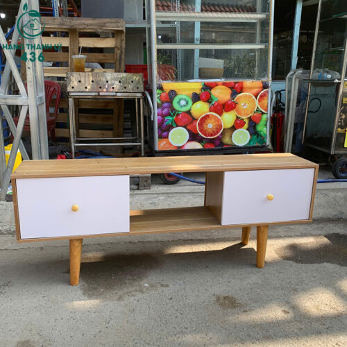 ke tivi go cu 1m2x25cmx45cm nhieu ngan 1