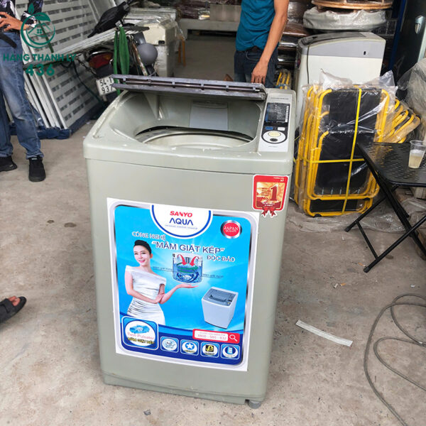 may giat sanyo aqua cu long dung mau xam 1