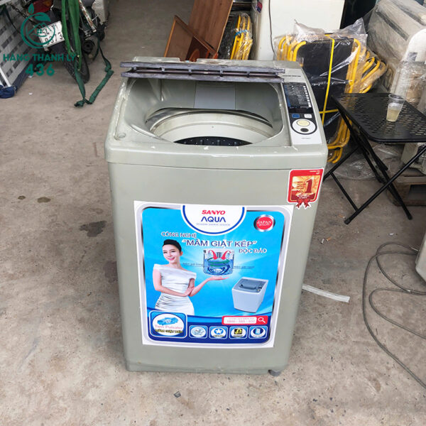 may giat sanyo aqua cu long dung mau xam 4