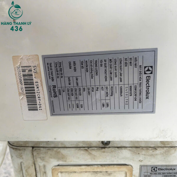 may lanh cu electrolux 1 5hp no inverter 3